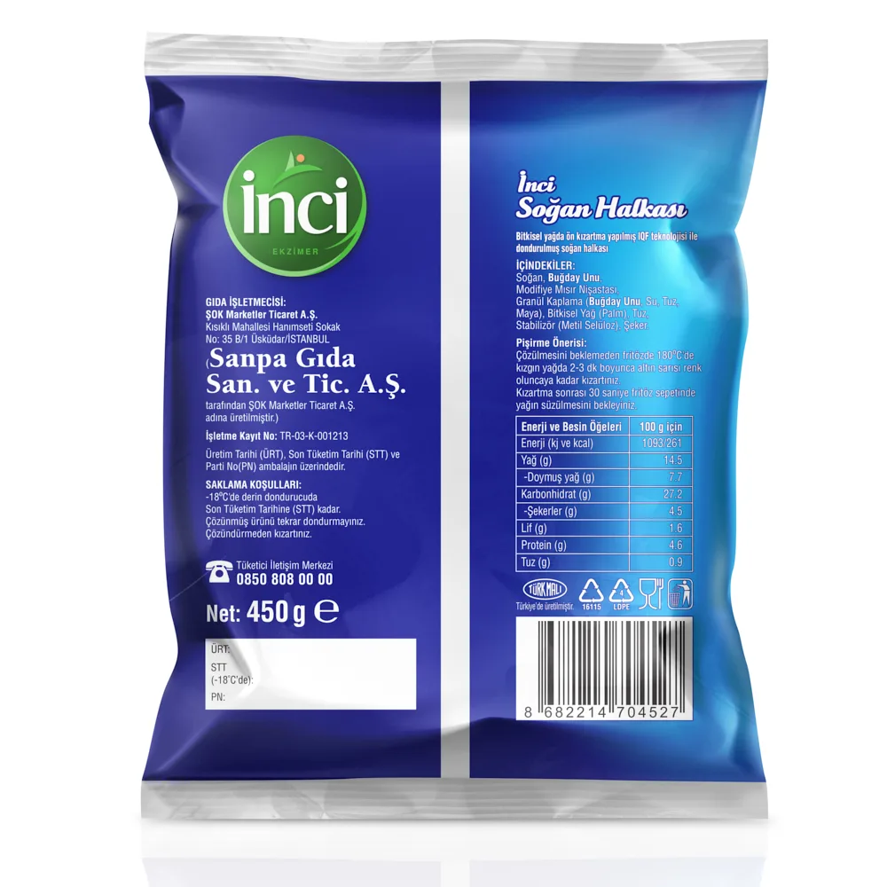 İnci Soğan Halkası 450 g