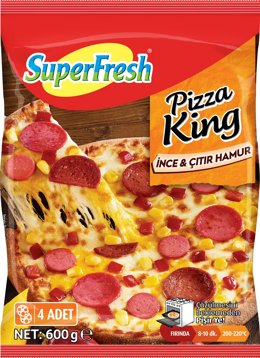 Superfresh Pizza King Cheddarlı 600 g