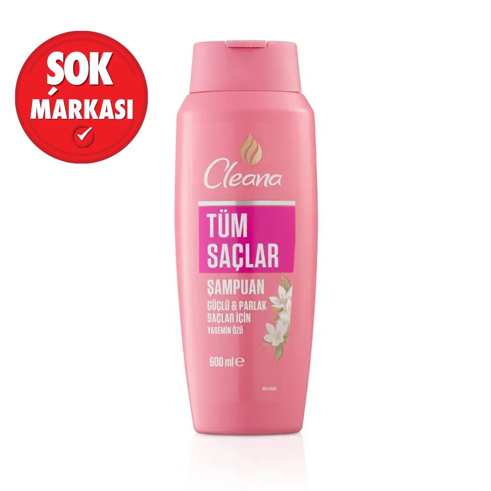 Cleana Şampuan Güçlü&Parlak Yasemin Özlü 600 ml
