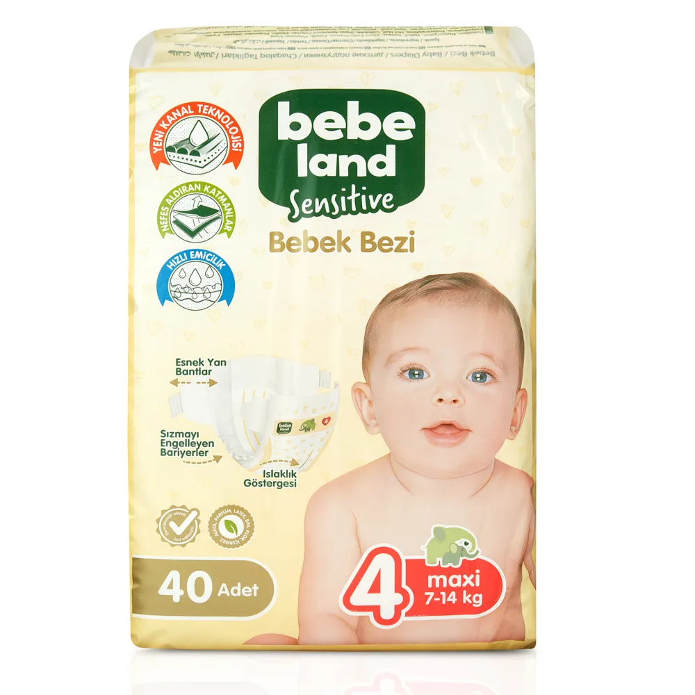 Bebeland Kanallı Maxi Bebek Bezi 40 Adet