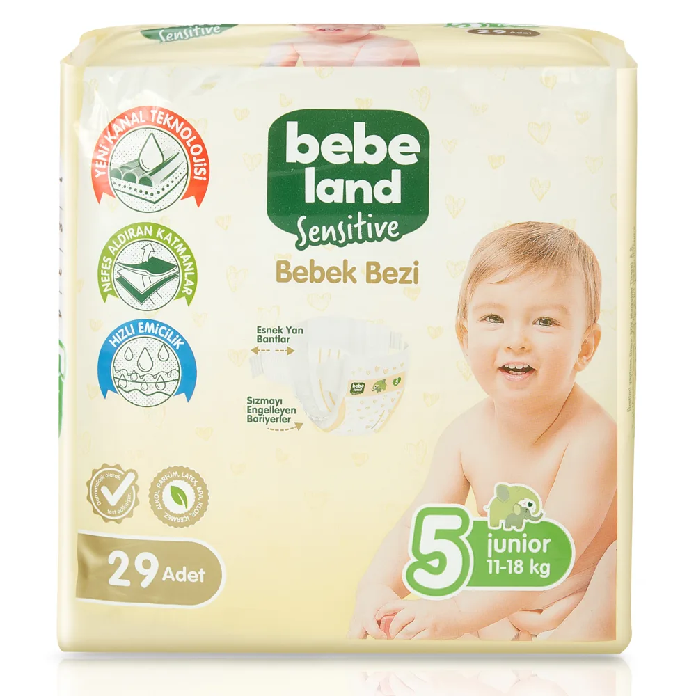 Bebeland Kanallı Junior Bebek Bezi 29 Adet