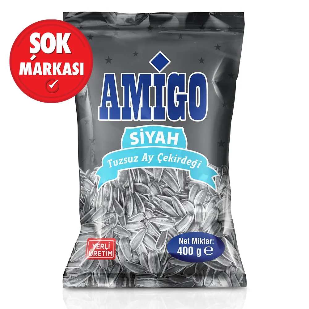 Amigo Siyah Tuzsuz Ay Çekirdeği 400 g