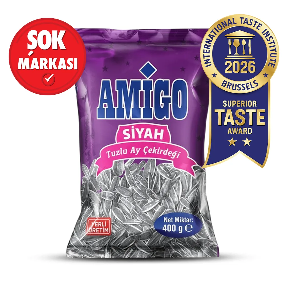 Amigo Siyah Tuzlu Ay Çekirdeği 400 g