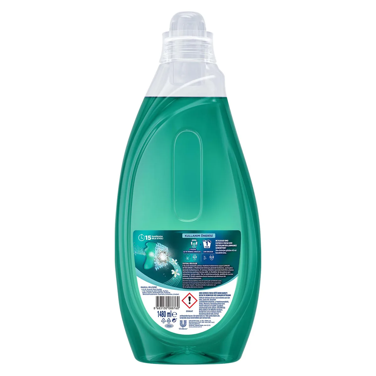 Omo Express Fresh Beyaz Ve Renkliler 1480 Ml