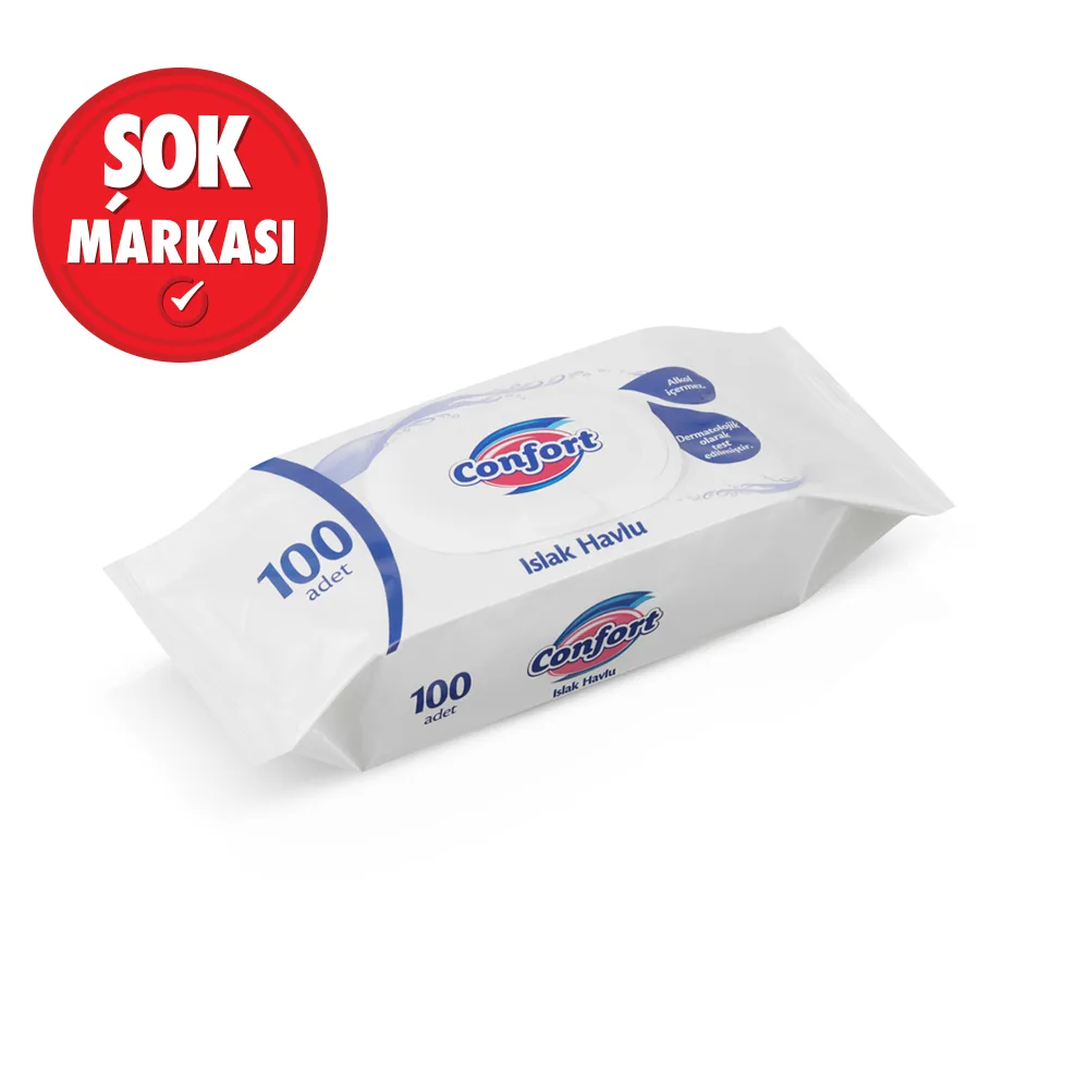 Confort Islak Havlu 100'lü