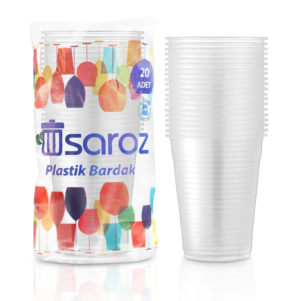 Saroz Plastik Bardak 180 Cc 20'li