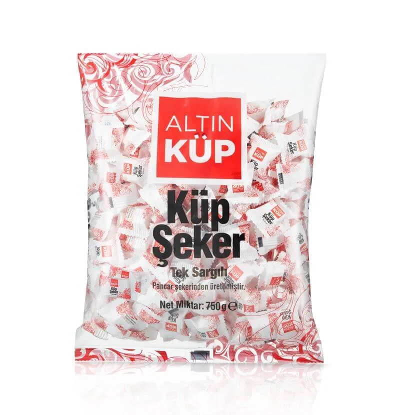 Altınküp Tek Sargılı Küp Şeker 750 g