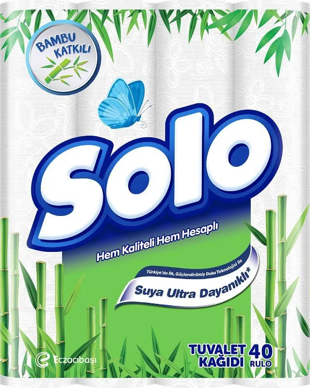 Solo Bambu Katkılı Tuvalet Kağıdı 40'lı