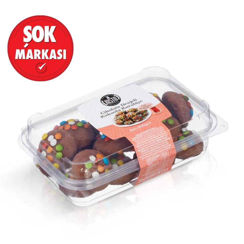 Bisto Drajeli Çikolata & Kakaolu Kurabiye 300 g