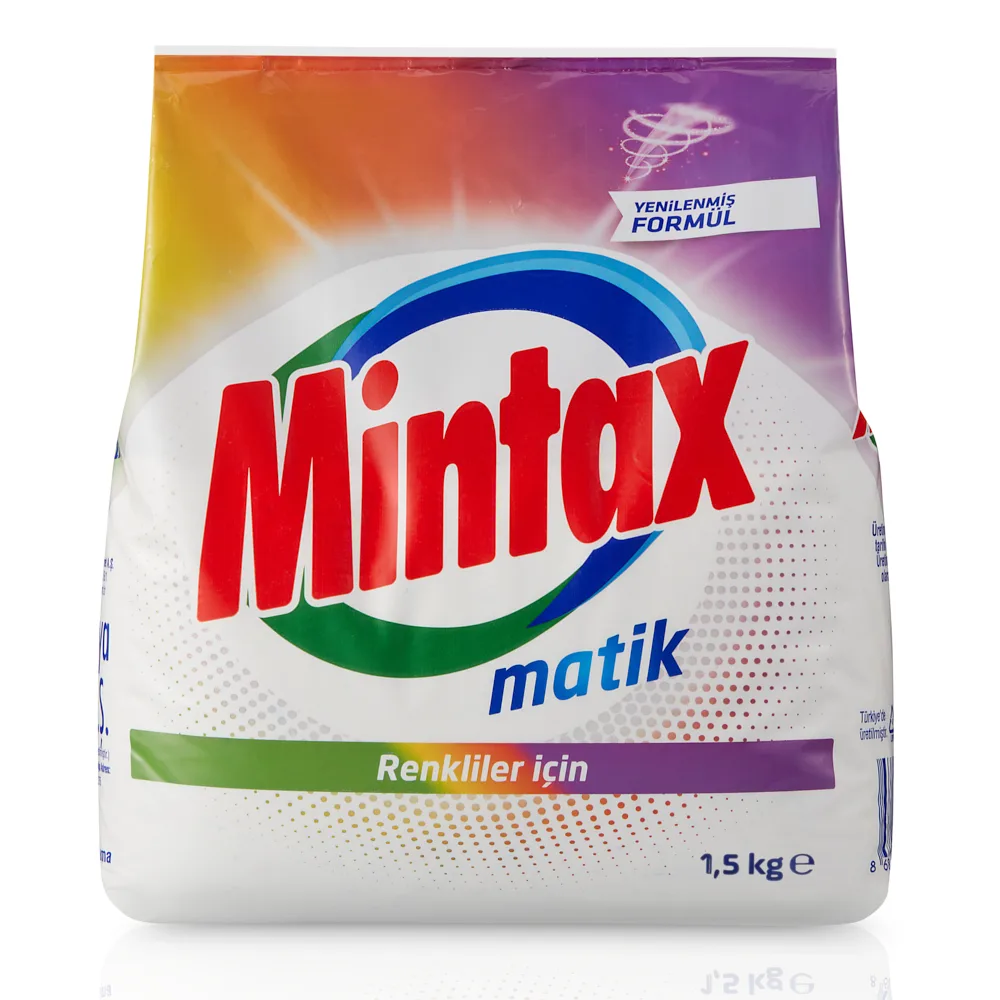 Mintax Matik Renkliler İçin Toz Deterjan 1.5 Kg