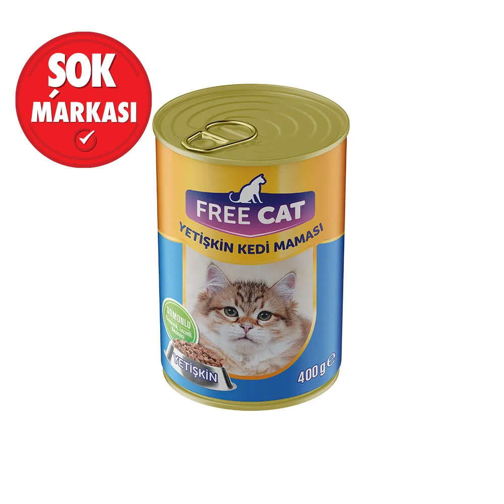 Free Cat Somonlu Kedi Maması 400 g