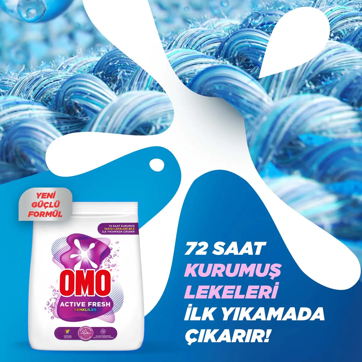 Omo Active Fresh Renkliler Toz Deterjan 4.5 Kg