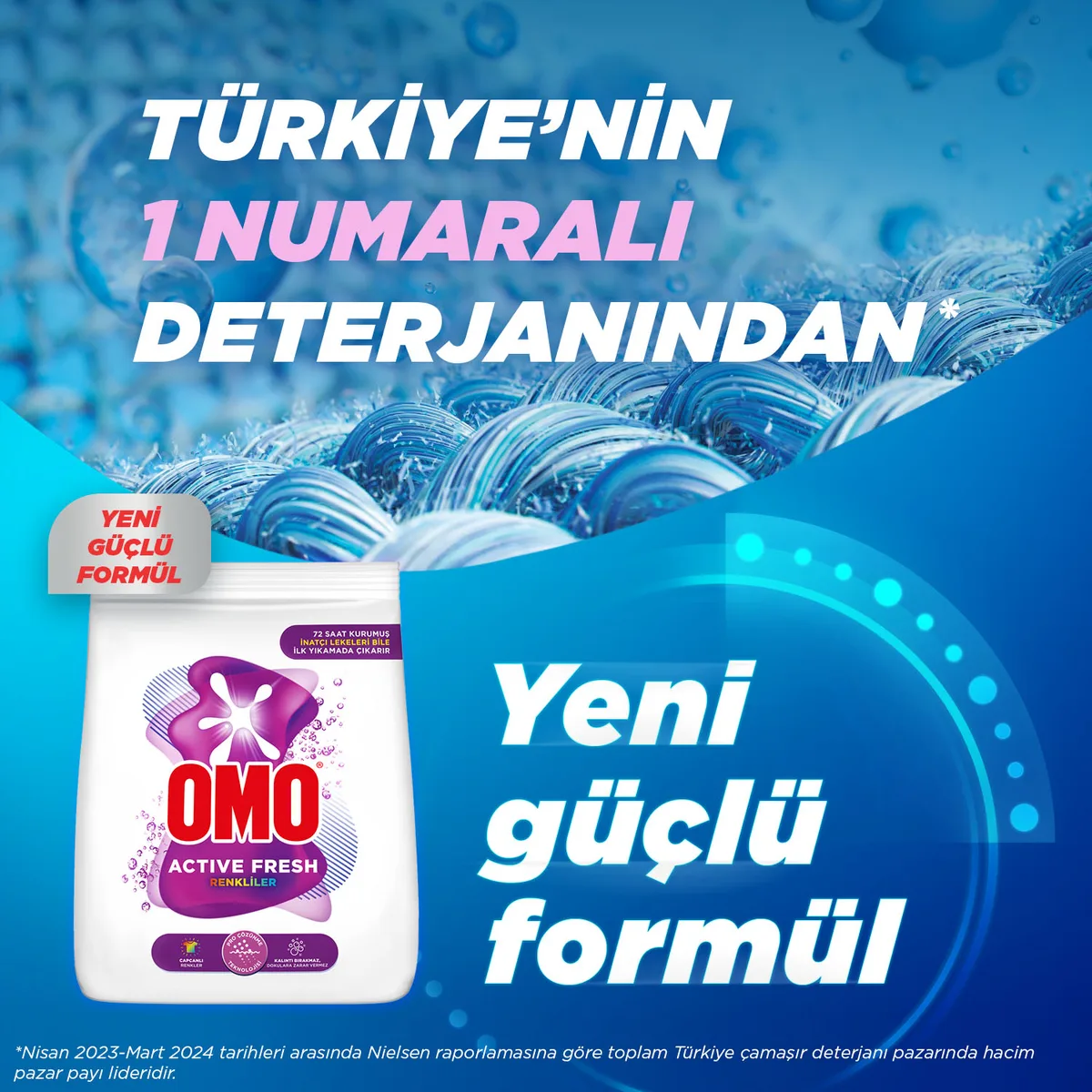 Omo Active Fresh Renkliler Toz Deterjan 4.5 Kg
