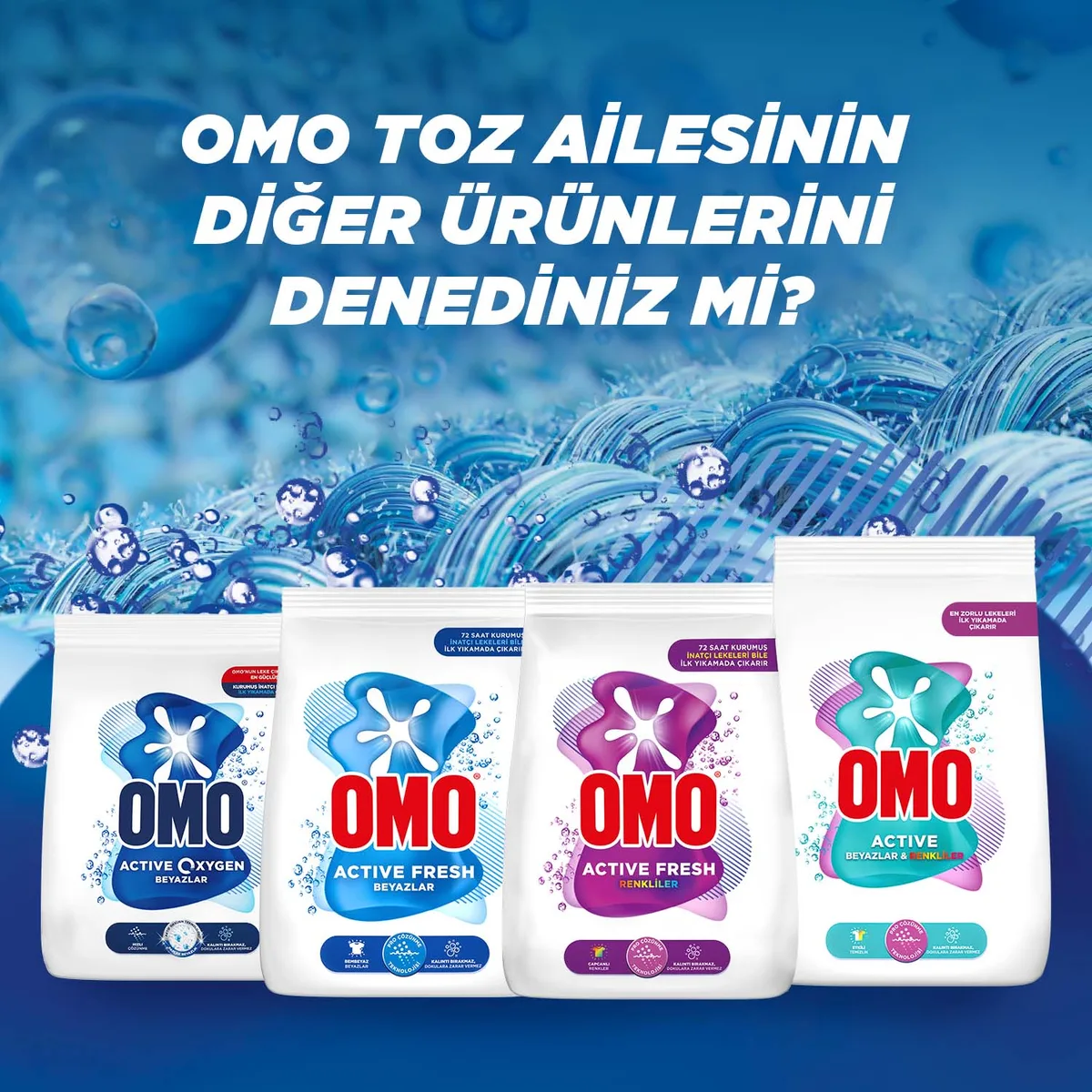 Omo Active Fresh Renkliler Toz Deterjan 4.5 Kg