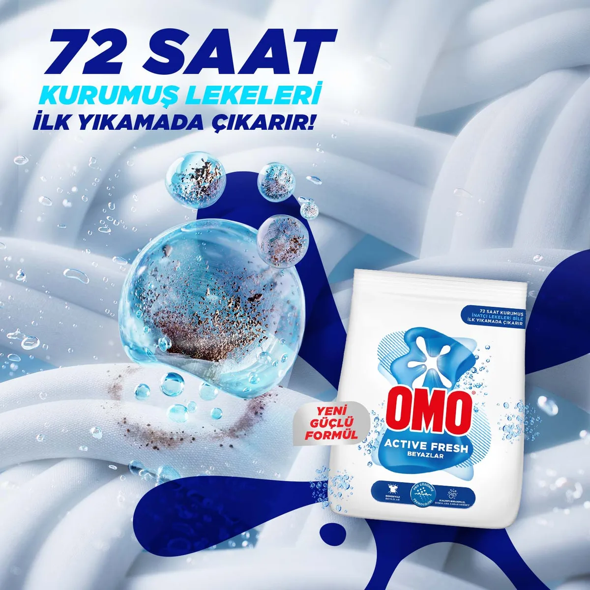 Omo Active Fresh Beyazlar Toz Deterjan 4.5 Kg