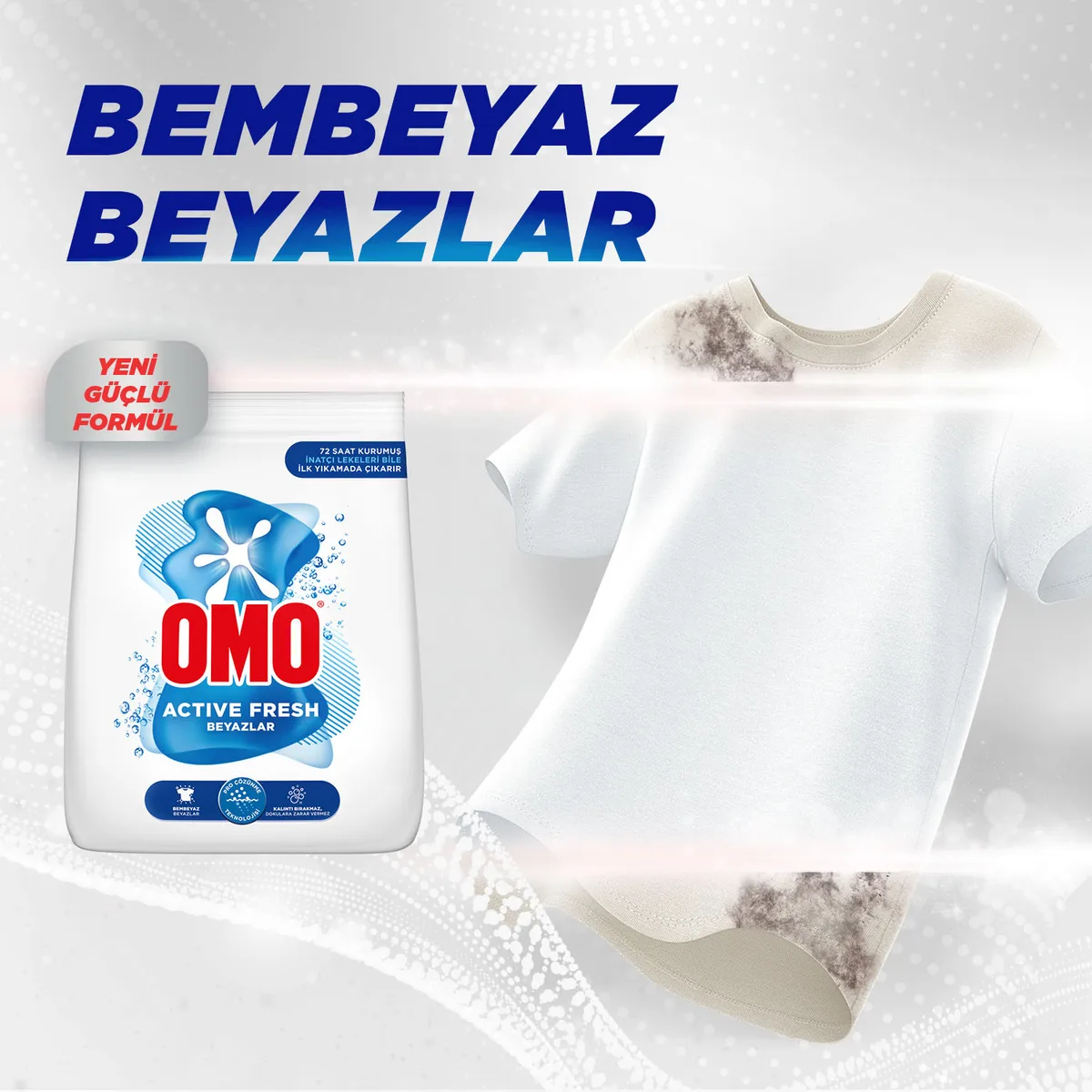 Omo Active Fresh Beyazlar Toz Deterjan 4.5 Kg
