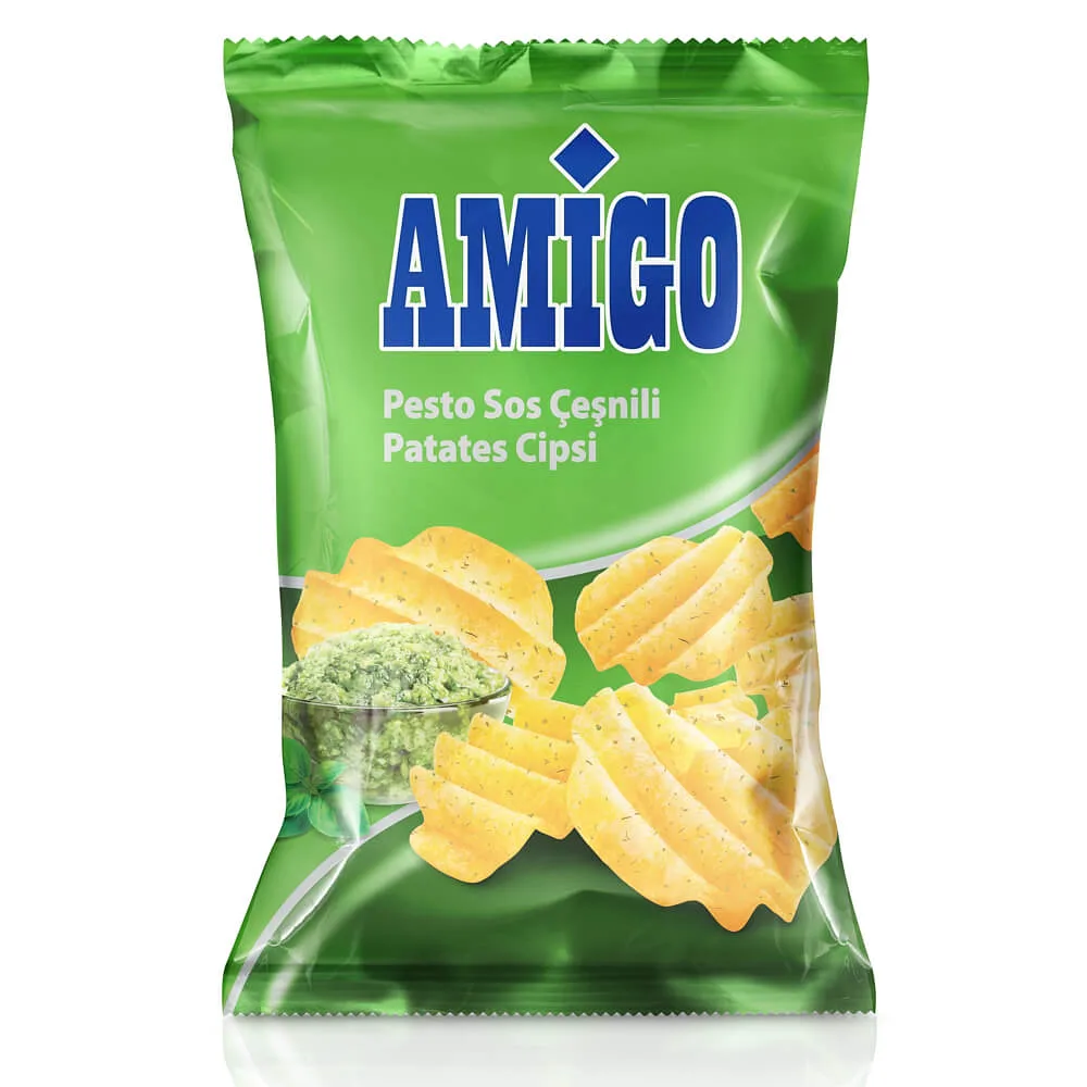 Amigo Pesto Sos Çeşnili Patates Cipsi 200 g