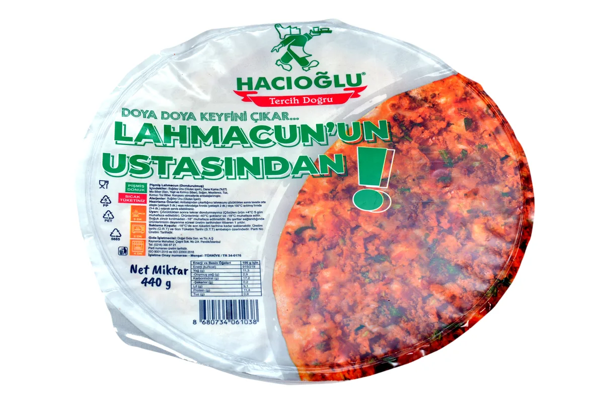 Hacıoğlu Dondurulmuş Lahmacun 4*110 g