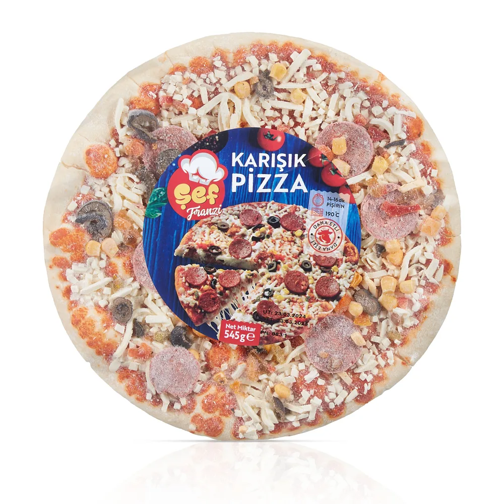 Şef Franzi Karışık Pizza 545 g