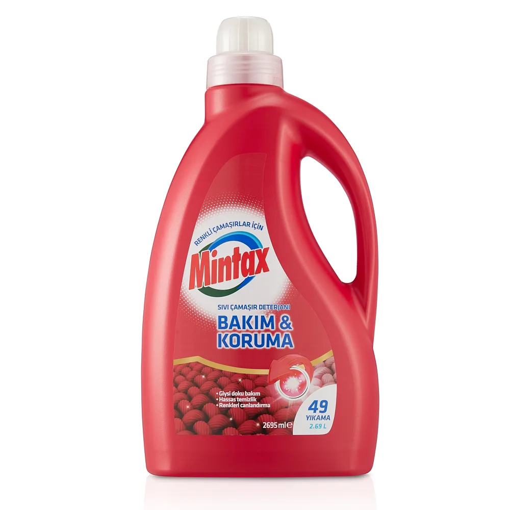Mintax Sıvı Bakım Deterjanı Renkliler 2695 ml