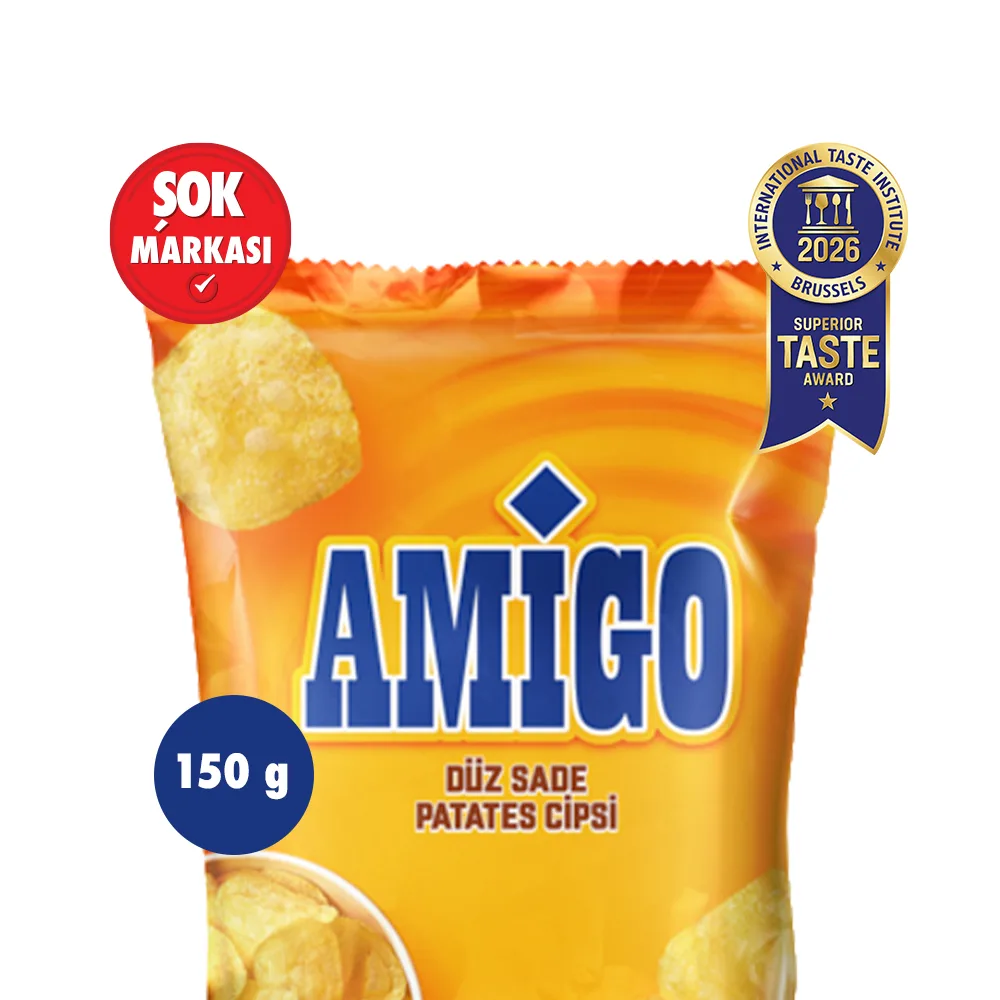 Amigo Düz Sade Patates Cipsi 150 g