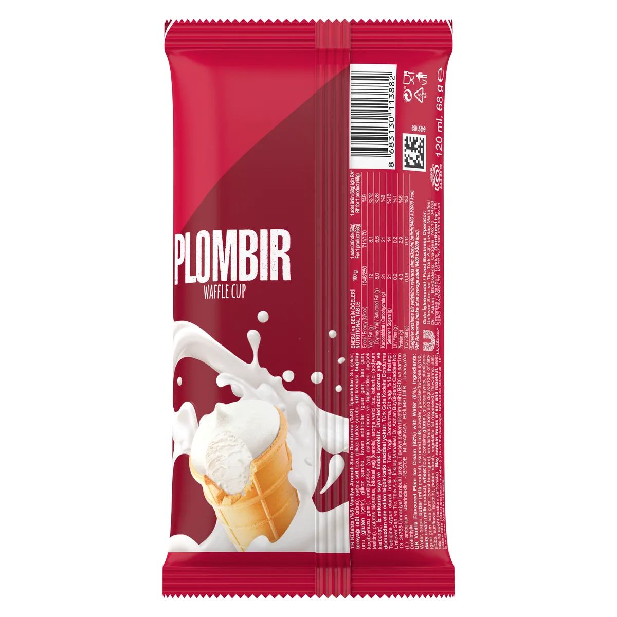 Algida Plombir Dondurma 120 Ml