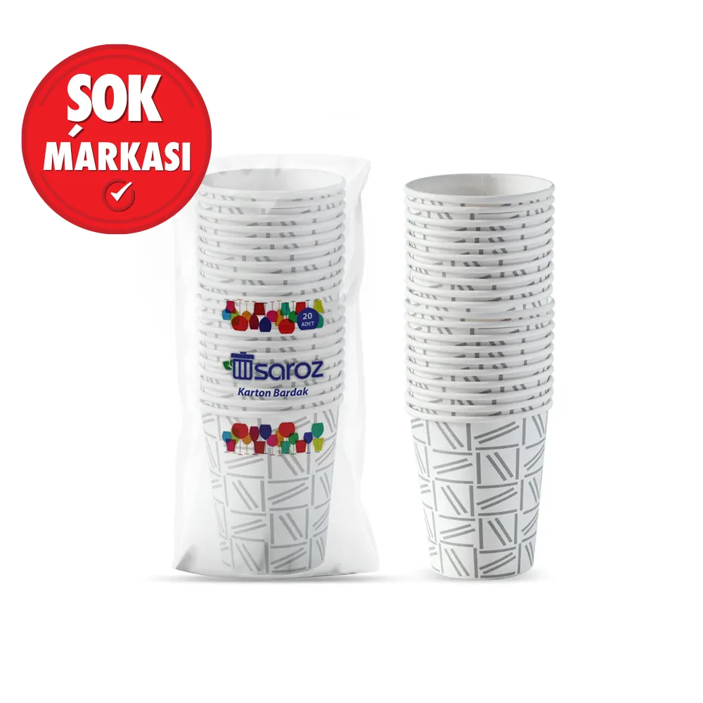Saroz Karton Bardak 20'li