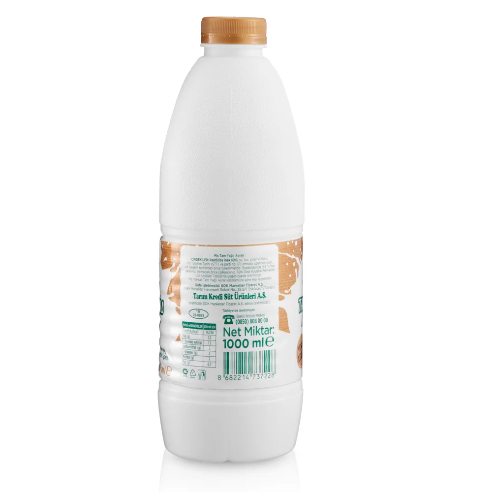 Mis Ayran Tam Yağlı Ekşi Lezzet 1 L