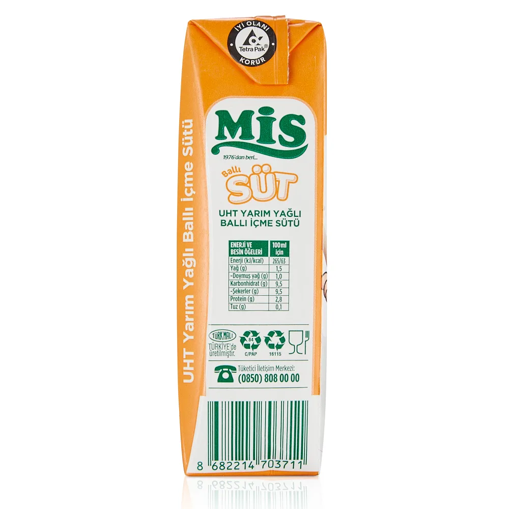 Mis Ballı Süt 200 ml