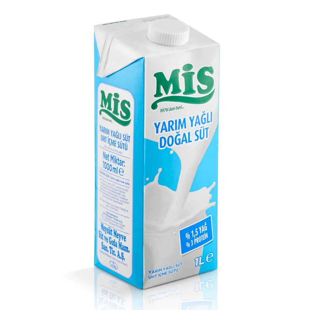 Mis Uht Süt Yarım Yağlı 1 L