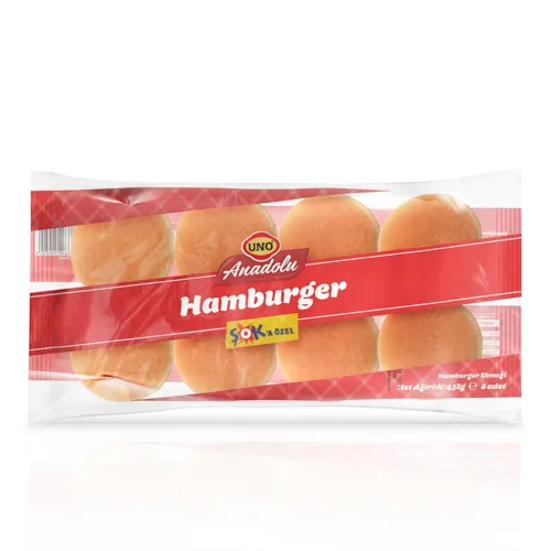 Uno Anadolu 8'li Hamburger Ekmeği 432 g