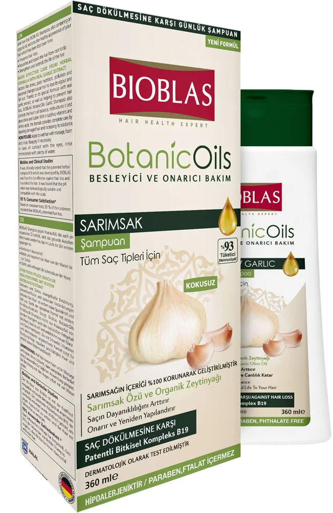 Bioblas Botanicoils Sarımsak Şampuanı 360 ml