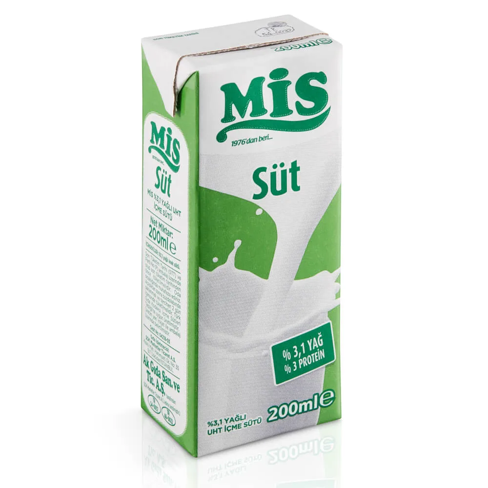 Mis Uht Süt %3.1 Yağlı 200 ml