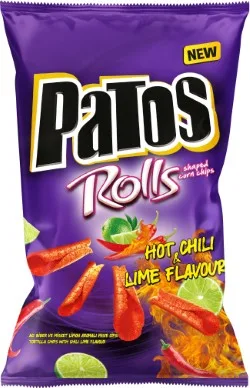 Patos Rolls Chili&Lime Mısır Cipsi 135 g