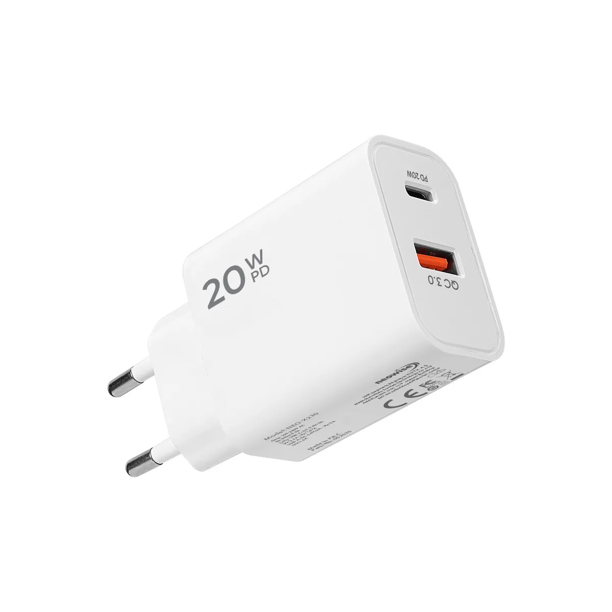 Neowise X230 20w Type Usb-+Sb Şarj Adaptörü