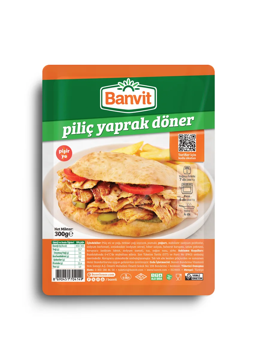 Banvit Piliç Yaprak Döner 300 g