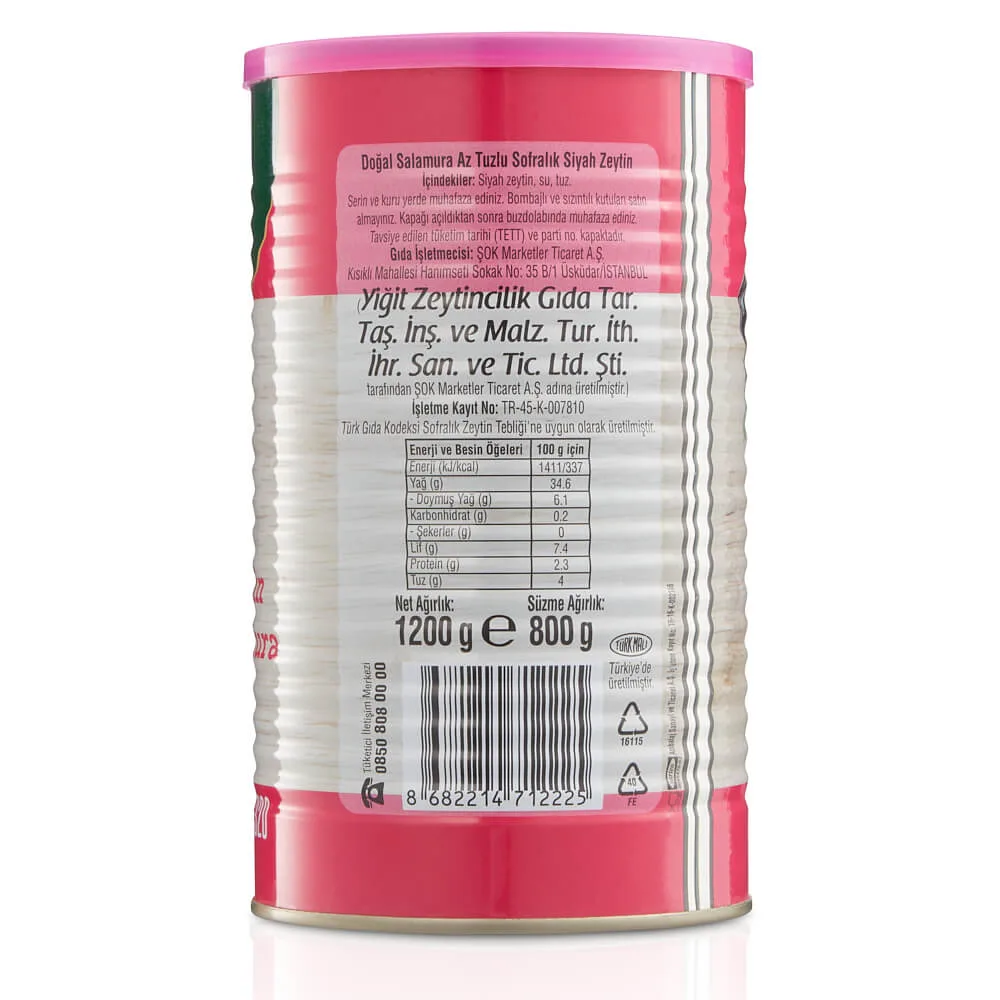 Lio Az Tuzlu Salamura Zeytin (291-320) 800 g