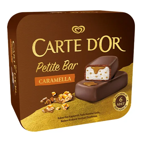 Carte D'or Petite Bar Caramella 6'lı 261 ml