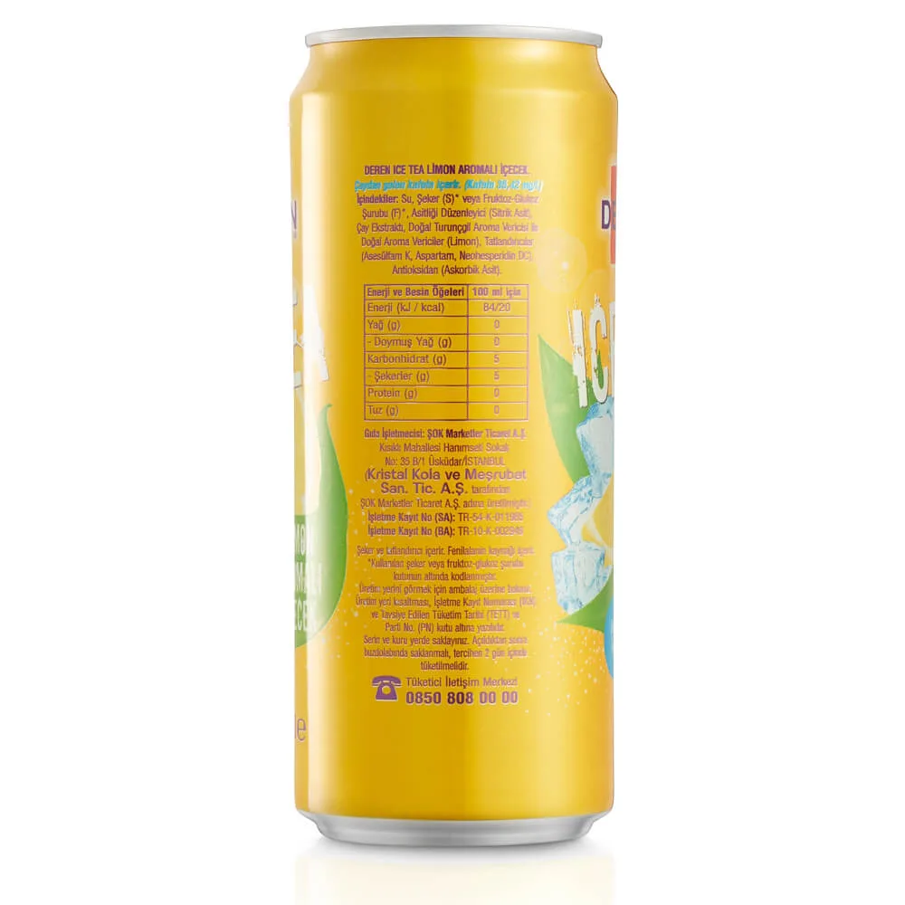 Deren Ice Tea Limon 330 ml