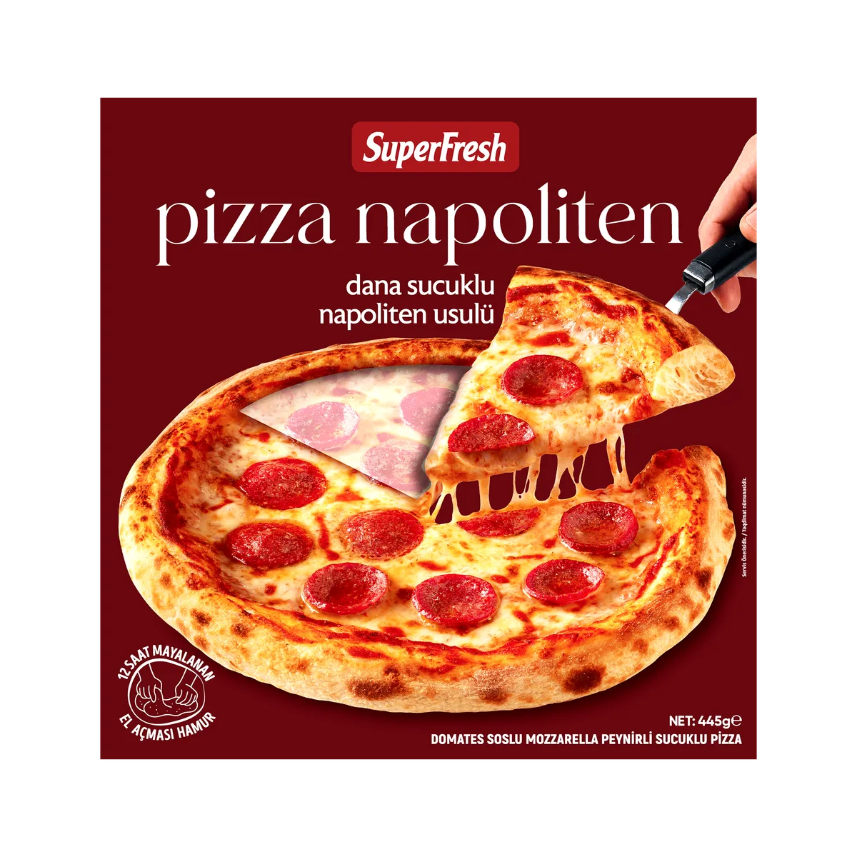 Superfresh Pizza Napoliten Dana Sucuklu 445 g