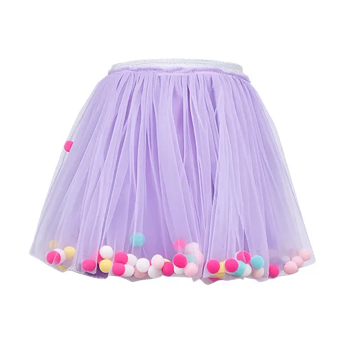 Pixy Love Ponponlu Tütü Etek Lila 5-6 Yaş