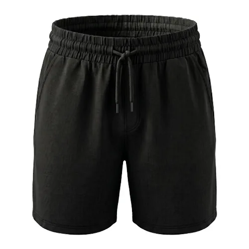 Mille Kadın Şort Ham Bez Siyah L-xl