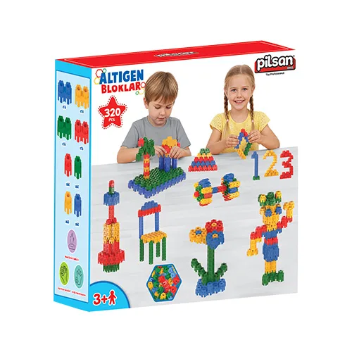 Pilsan Altıgen Bloklar 320 Parça