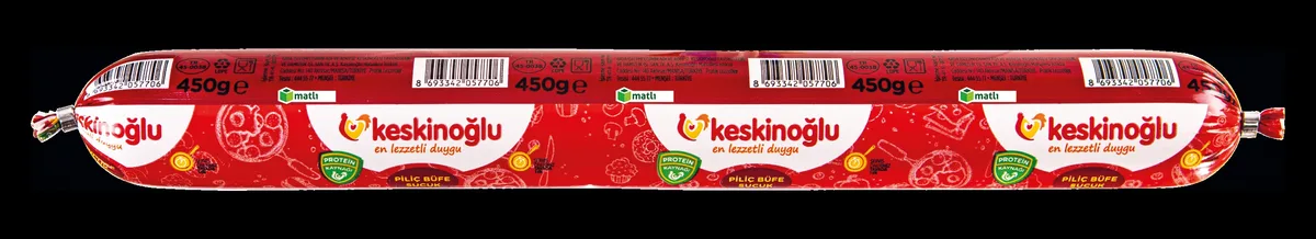 Keskinoğlu Piliç Büfe Sucuk 450 Gr
