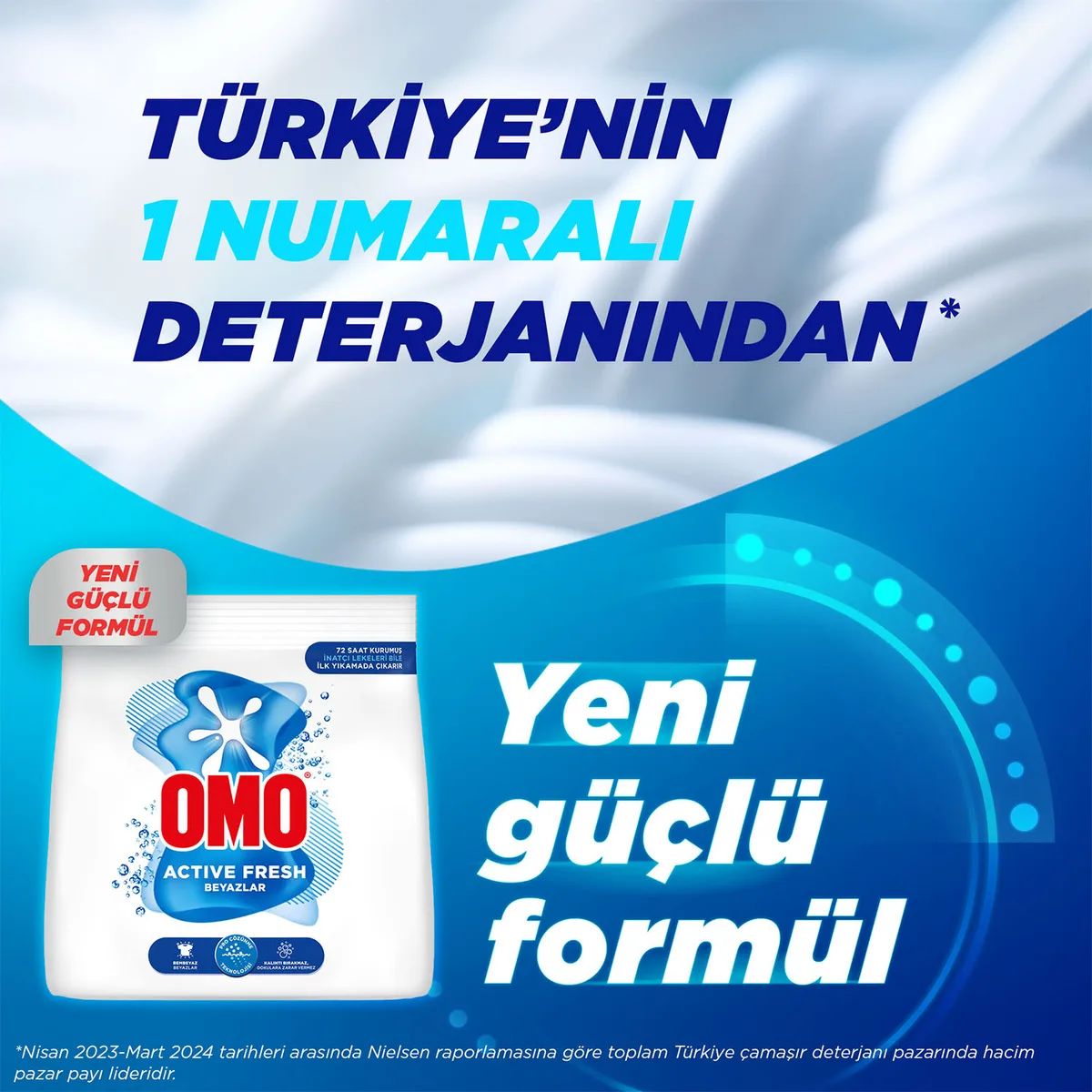 Omo Matik Active Fresh Toz Deterjan 1.5 Kg