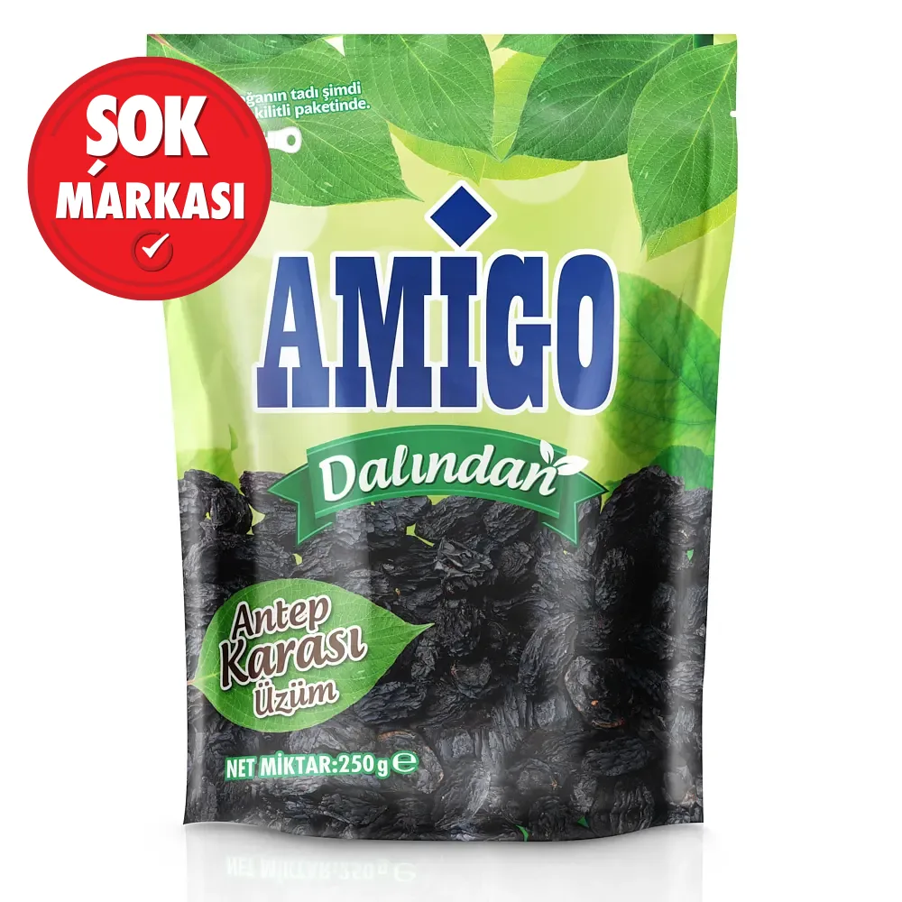 Amigo Dalından Kuru Üzüm Antep Karası 250 g