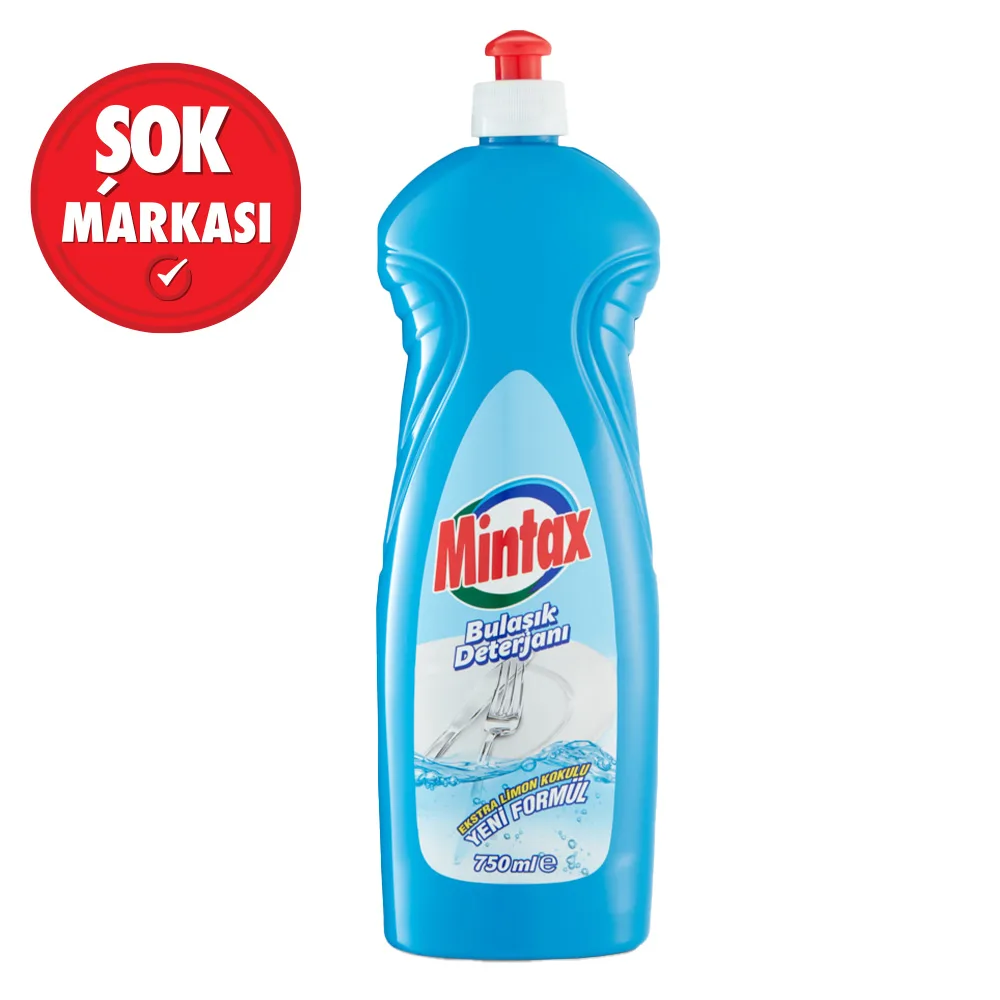 Mintax Sıvı Bulaşık Deterjanı Limonlu 750 ml